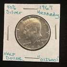 1967 Kennedy Half Dollar 40% Silver 50c “0126001” Circulated