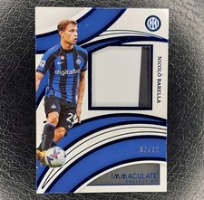 NICOLO BARELLA /10 Brilliance Jersey Patch 2022-23 Immaculate Soccer Football 