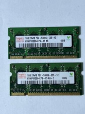 Hynix HYMP112S64CP6-Y5 2GB (2x1GB) DDR2 RAM Laptop Memory PC2 5300S (CA66) 2Rx16