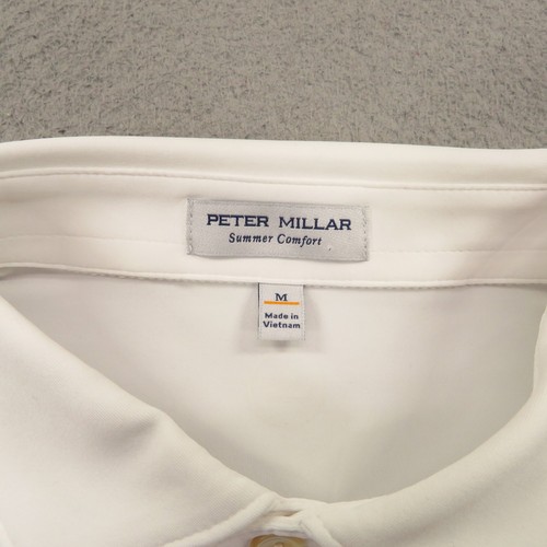 Peter Millar Polo Mens Medium Summer Comfort The Creek Golf Club Crown Sport UPF - Picture 7 of 15