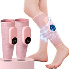 1 Pair Leg Massager for Circulation, Air Compression Calf Massager with Heat