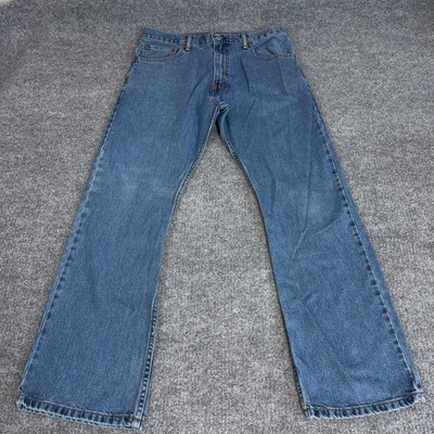 Vintage Levis 517 Jean Men 32x29 Blue Bootcut Boot Cut Leg Y2K Western Rodeo