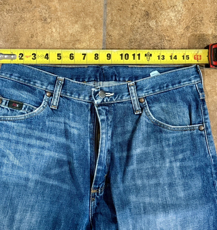 Pantalones de mezclilla para hombre Wrangler 20X 32x38 azul corte bootcut rodeo estilo vaquero Foto 3 de 4