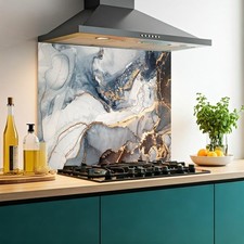 Printed Glass Kitchen Splashback | 6mm Toughened Heat Resistant Glass | No.2150