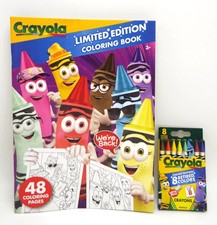 Crayola Limited Edition 8 Retired Colors and Coloring Book