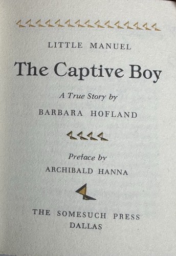 THE CAPTIVE BOY 2x3” Miniature Book 1979 300 Copies Somesuch Press - Picture 4 of 16
