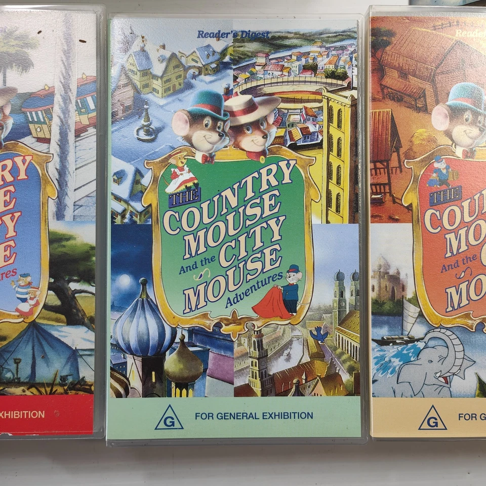 The Country Mouse and The City Mouse Adventures VHS Box set 1997 New sealed - image 4 of 4