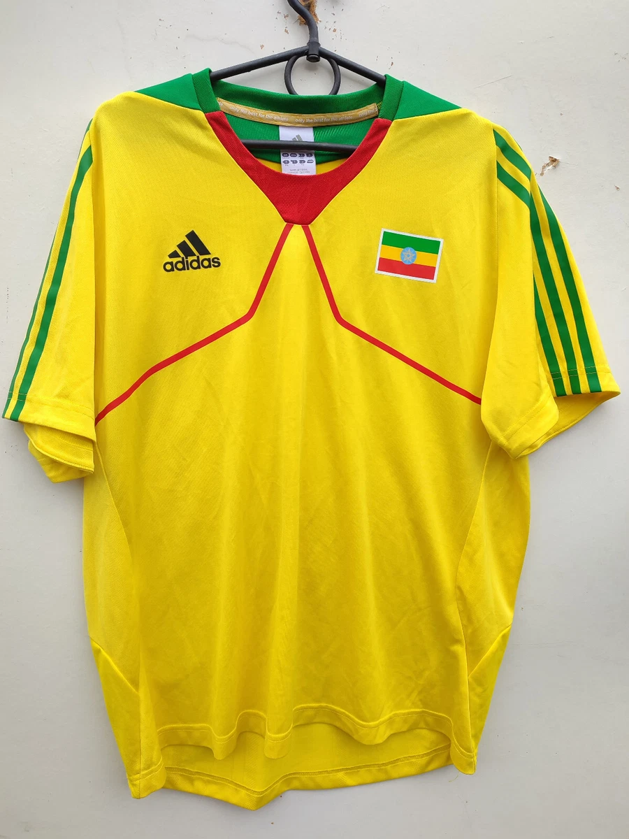 Adidas Ethiopia 2015-16 NATIONAL TEAM AWAY FOOTBALL SHIRT JERSEY | eBay