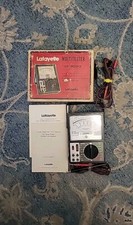 Multimetro Vintage Lafayette 38-90019 50000 OHMS Range Raddoppiatore Ottime Condizioni