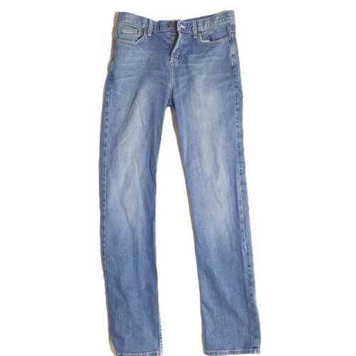 Jeans London Jean Straight 6 Blue Women Denim Rise 9.5in Inseam 34in Waist 30in