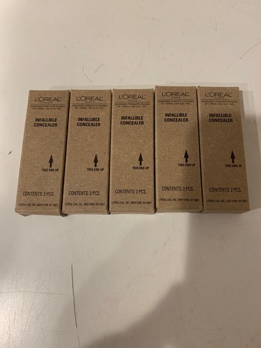 Lot Of 10 L'OREAL #684 MEDIUM/DEEP INFALLIBLE CONCEALER, ANTI-DARK CIRCLES 16Hr - Picture 6 of 7