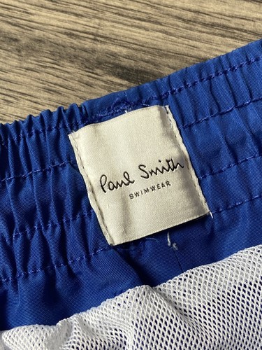 PAUL SMITH SWIM SHORTS WITH MULTISTRIPE DRAWSTRING SIZE XL BNWT - Picture 8 of 10