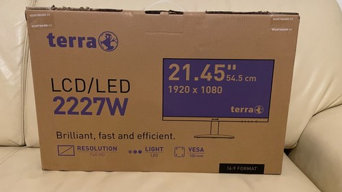 Terra Monitor 21,45 22 Zoll 54,5cm 2227W Full-HD LED VESA Neu Originalverpackt - Afbeelding 3 van 3
