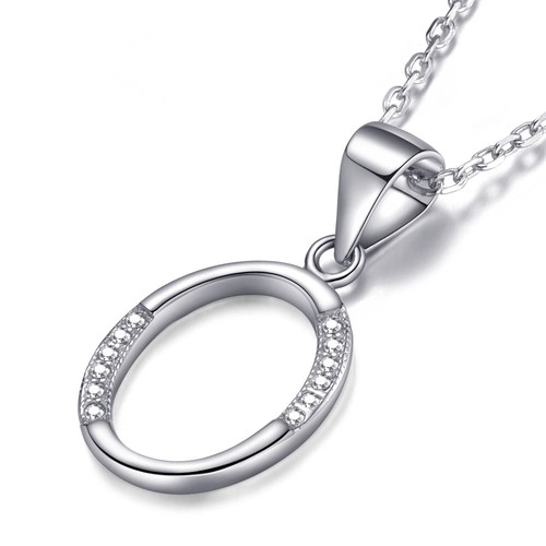 Kette Halskette Buchstabe 925 Silber Buchstabenkette Silberkette Silberschmuck - Bild 53 von 63