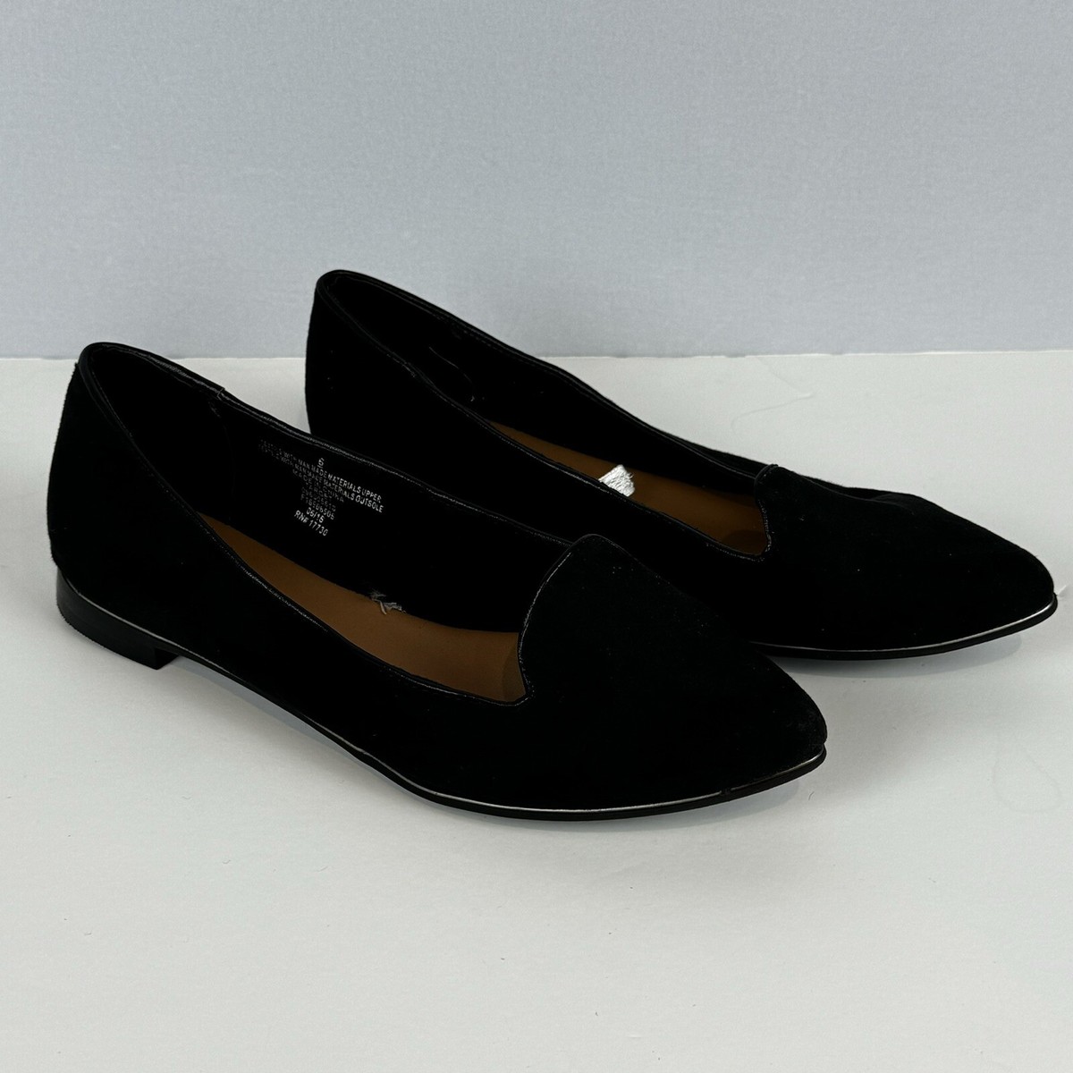 Dress Shoes Macy Flat Shoes Merona Black Faux Suede Flats Women's Elegant  Casual Shoes Size Target