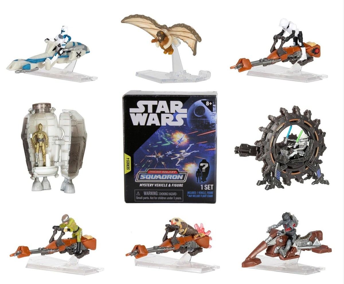 STAR WARS / マイクロマシーンカプセルトイ四種セット