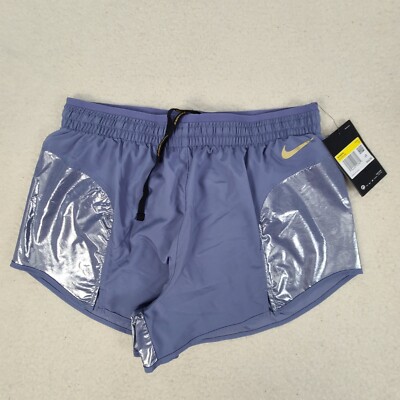 Nike Shorts Womens Small Purple Icon Clash Tempo Luxe Dri-Fit Ladies $45 Retail