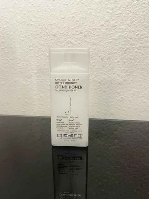 Acondicionador Giovanni Smooth as Silk hidratación profunda, 2 fl oz cada uno - Paquete de 12 Foto 4 de 4