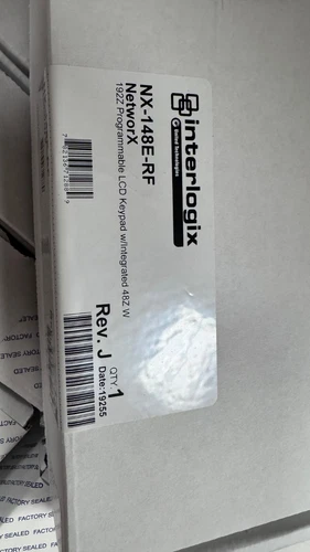 Interlogix NetworX NX-148E-RF LCD Keypad with Wireless Receiver NX148E SEALED!!! - Picture 2 of 5