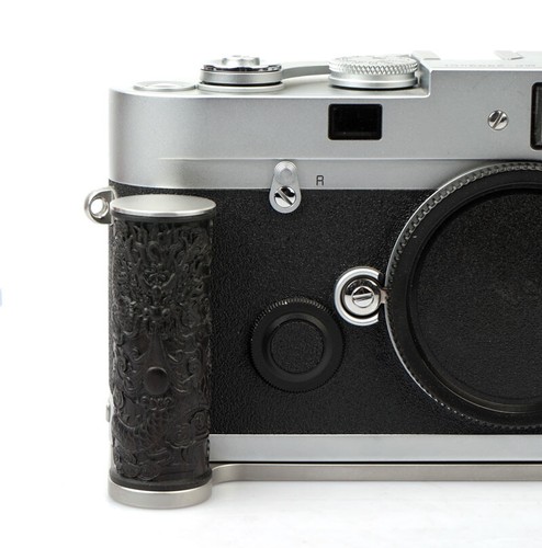 Totalmente Nuevo Empuñadura de Mano de Acero Patrón de Ébano para Cámara Leica MP - Imagen 9 de 12