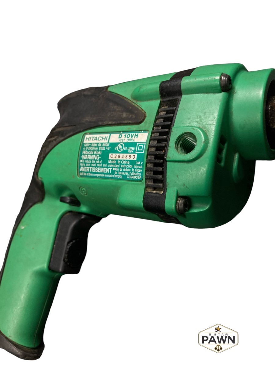 Hitachi D10VH 3/8 in Lightweight Variable Speed Reversible 6 Amp