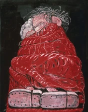 Philip Guston Sleeping Canvas Print 16 x 20