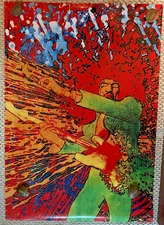 JIMI HENDRIX  Martin Sharp Head Shop Poster 1967 Explosion