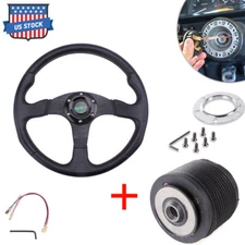 13” 340mm Racing Drifting Sport Steering Wheel with Hub Adapter