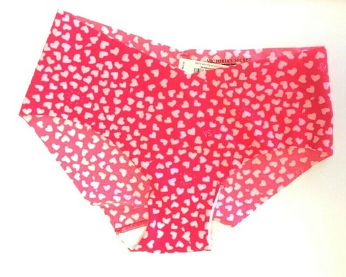 Sexy Bragas Victorias Secret Corazones Rojos Sin Show Corte Láser Hipster Hiphugger XS - Imagen 3 de 12