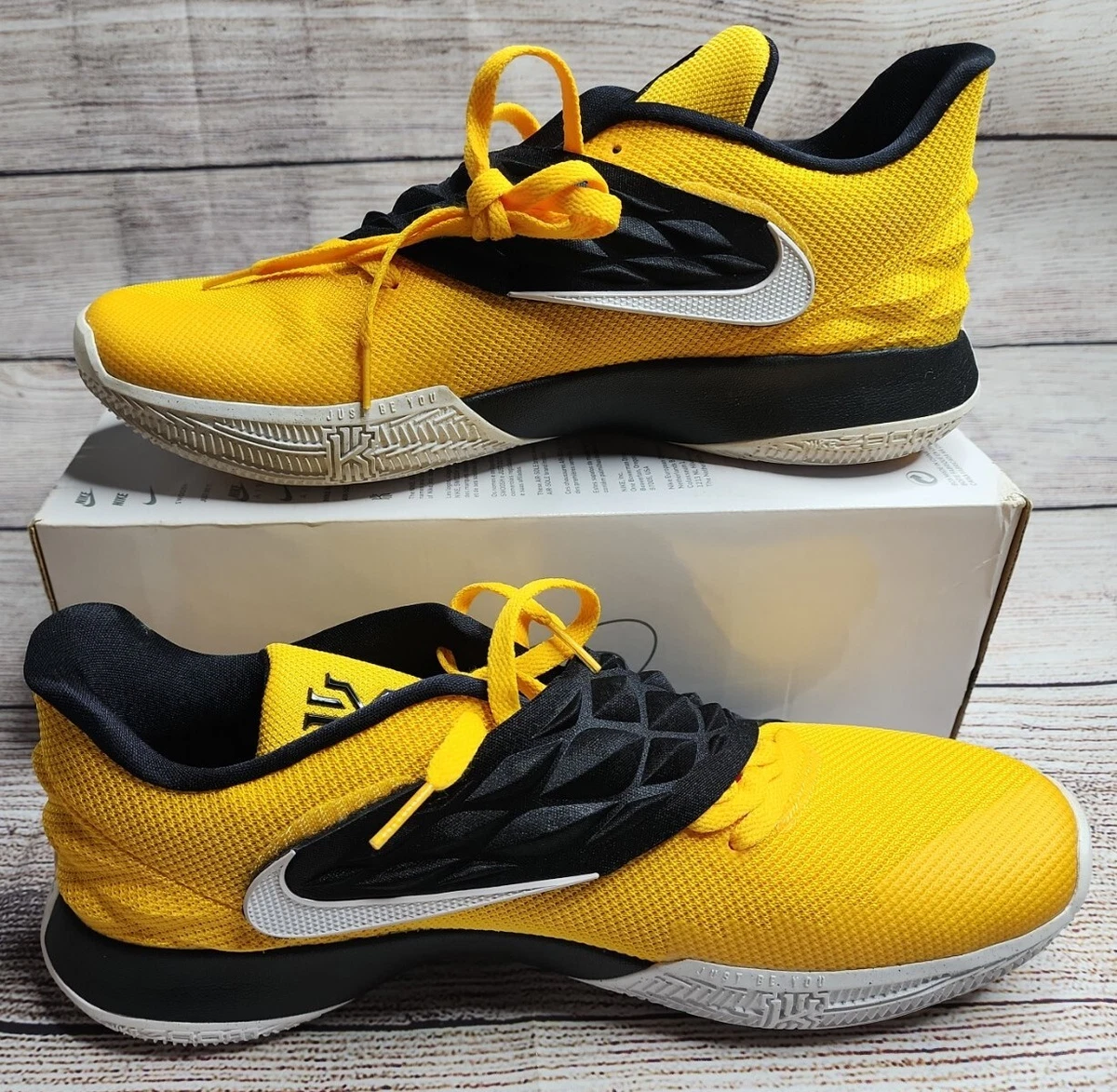 Nike Kyrie Low 1 Amarillo gelb schwarz Basketballschuhe AO8979 700 Gr e 13