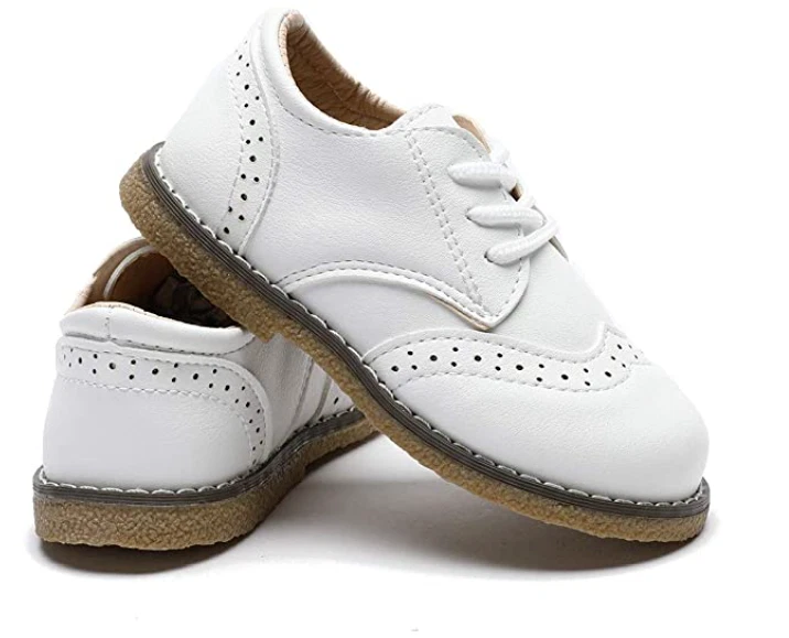 Little boys white dress shoes cheap