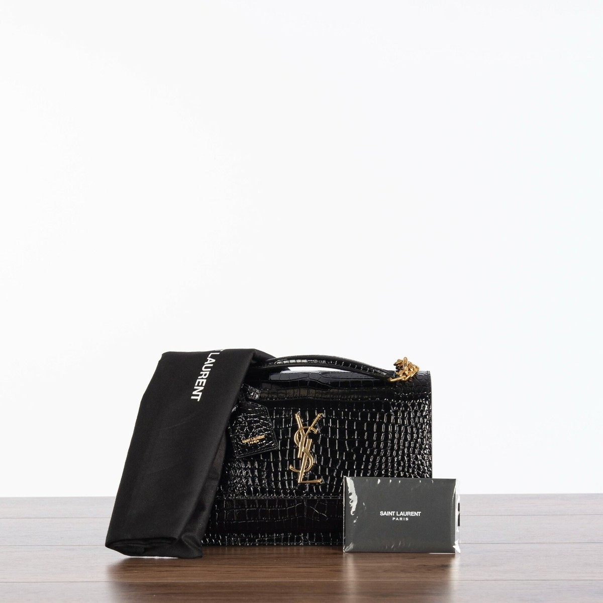 バッグ YVES SAINT LAURENT black leather bag $_12.JPG?set_id=880000500F