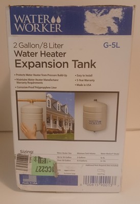 Water Worker 2 Gallon/8liter Water Heaters Expansion Tank G5L Up To 50  Gallon 815900137 | eBay