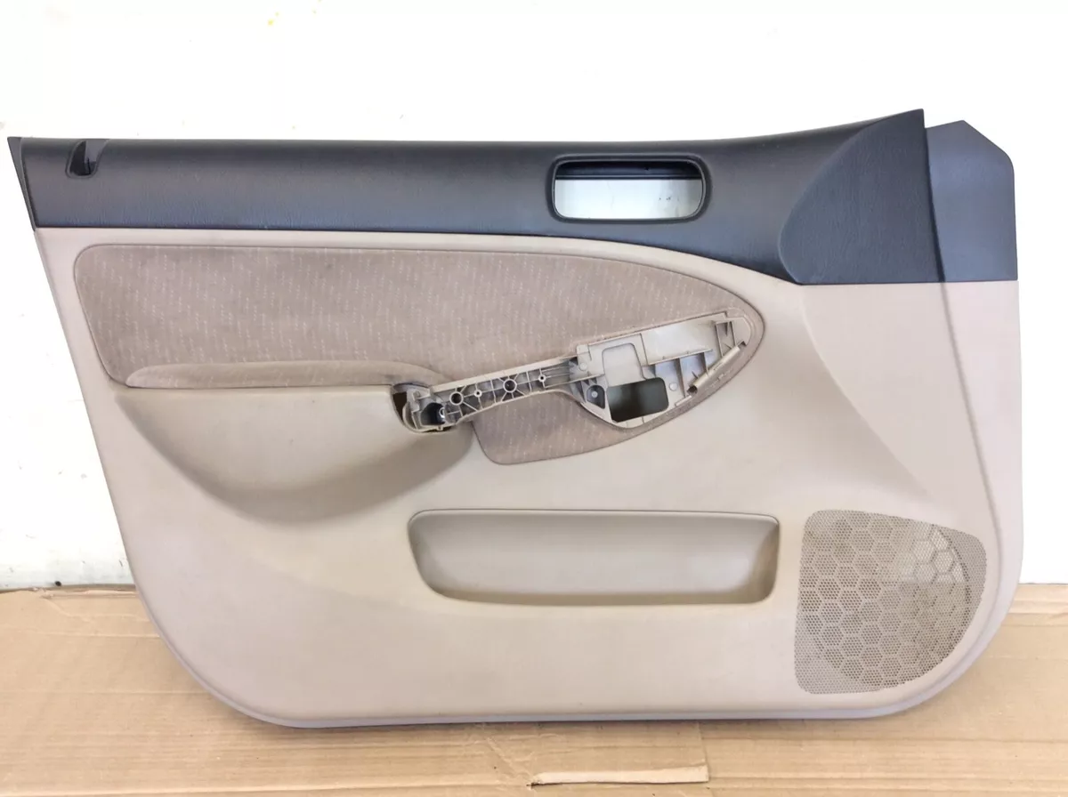 2003 Civic 4Dr Hybrid Left Front Driver Side Door Panel Lining Beige Black OEM