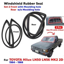 Windshield Rubber Front Rear Fits Toyota Hilux LN50 LN56 2D Pickup 1989-95