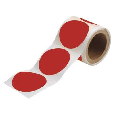 Brady 104400 Floor Marking Tape,Dot,3-1/2In D,Pk350