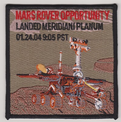 NASA JPL Mars Mission Rover Opportunity Embroidered Iron On Patch *New* #545