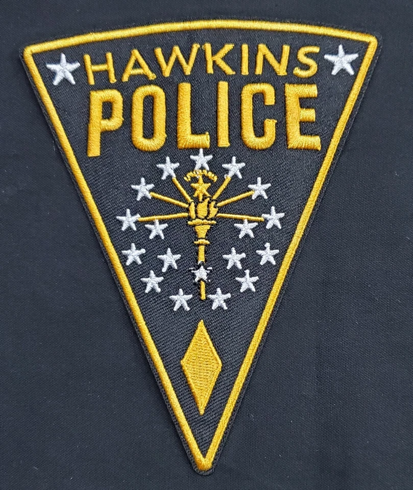 Hawkins Police Iron On Patch 4" x 5" - Image 2 of 3