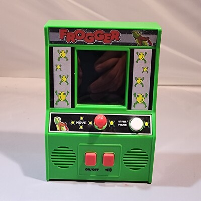 #ad #ad Frogger Retro Handheld Mini Arcade Video Game Works $12.99