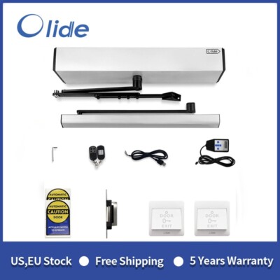 Automatic Swing Door Opener with DC12V 550lbs Fail Safety Electric Strike
