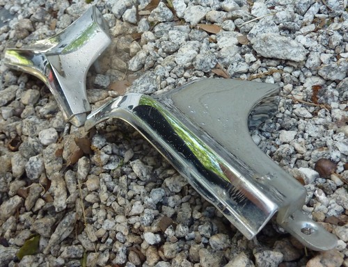1968 1969 1970 1971 1972 Chevy El Camino Bed Corner Trim Molding Pair LH RH OEM - Bild 6 von 12