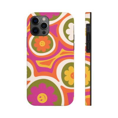 Tough Shockproof Case-Mate - iPhone retro boho moon sun palm