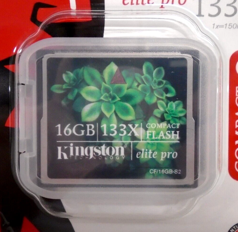 NEW SEALED Kingston 16 GB Elite Pro CompactFlash Memory Card | CF/16GB-S2 | 133X - Image 3 of 4