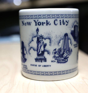 New York City Souvenir Cup with Attractions