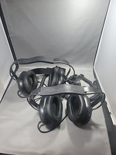 2x Radio Shack Race Noise Reducing Race Headphones Black- Car Racing