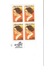 Scott # 2146  US   Abigail Adams  ZIP  Block  M/NH O/G  Free Ship