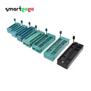 16 20 28 32 40 Pins Test Universal ZIF IC Socket 16P 20P 28P 32P 40P Sockets NEW