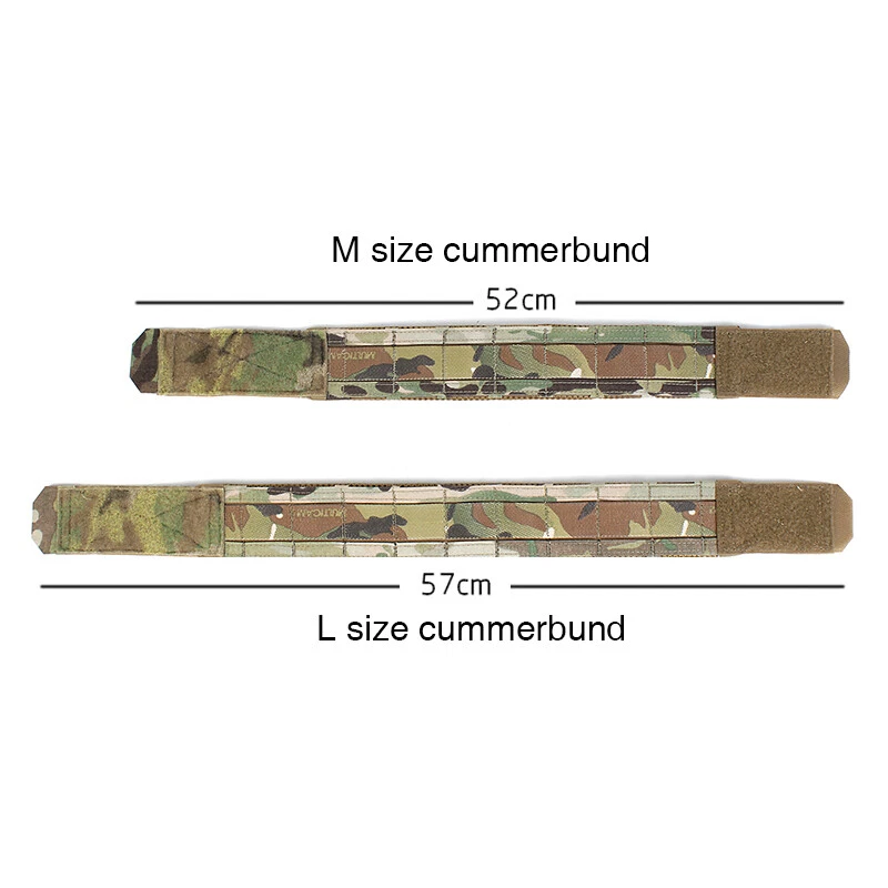 PEW Tactical MOLLE Cummerbund HSP Style Thorax Chicken Straps Pair 2PCS Camo MC - Image 4 of 4