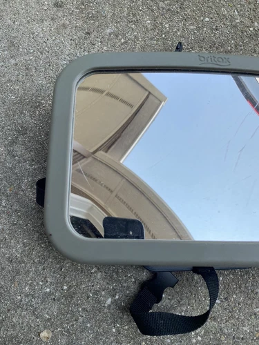 Britax Car Back Seat Mirror Infant Child View Rear Facing Gray 11” X 7” - Picture 3 of 13