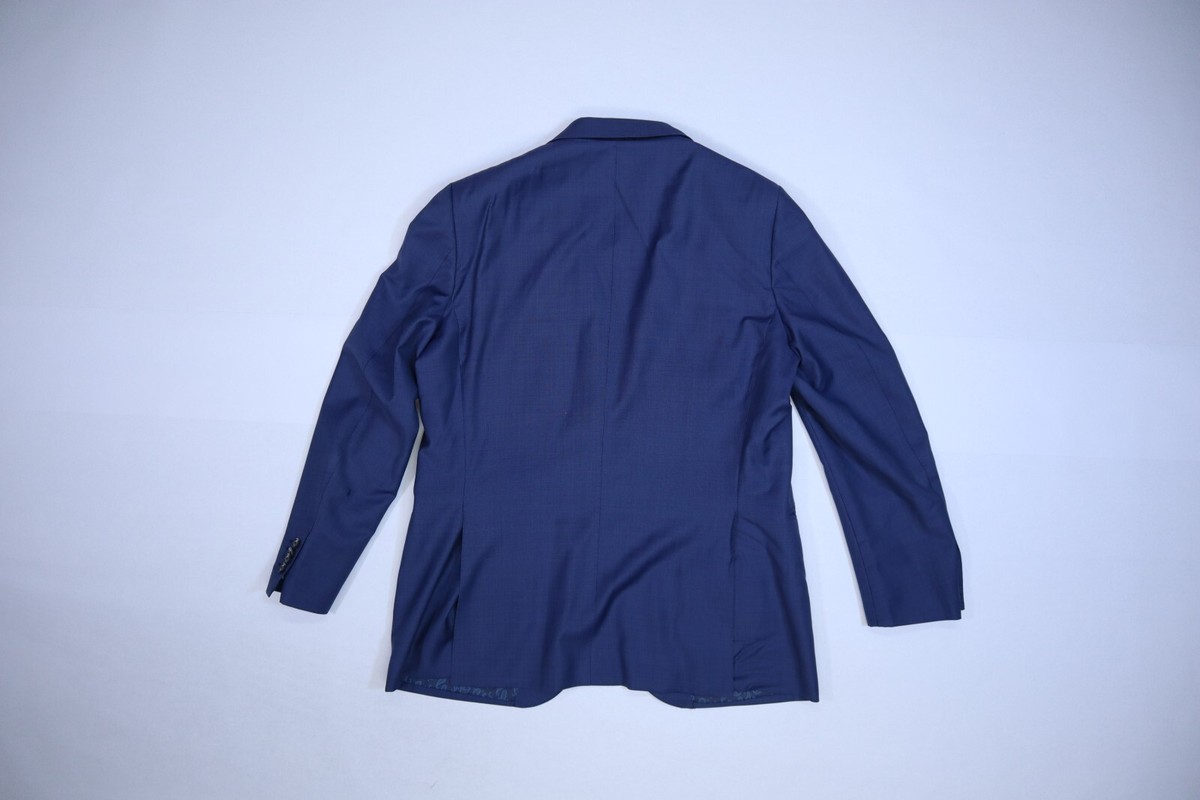 Suitsupply Vitale Barberis Canonico Mens Blue Wool Super